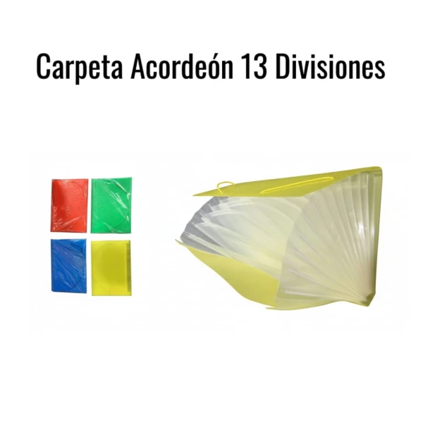 Carpeta Acordeón 13 divisiones's foto | HAY DE TODO |  BizneCubano
