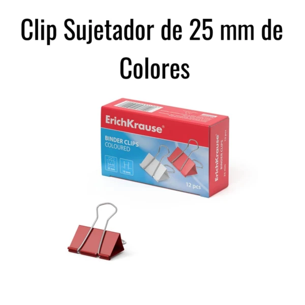 Clip sujetador 25mm de colores's foto | HAY DE TODO |  BizneCubano