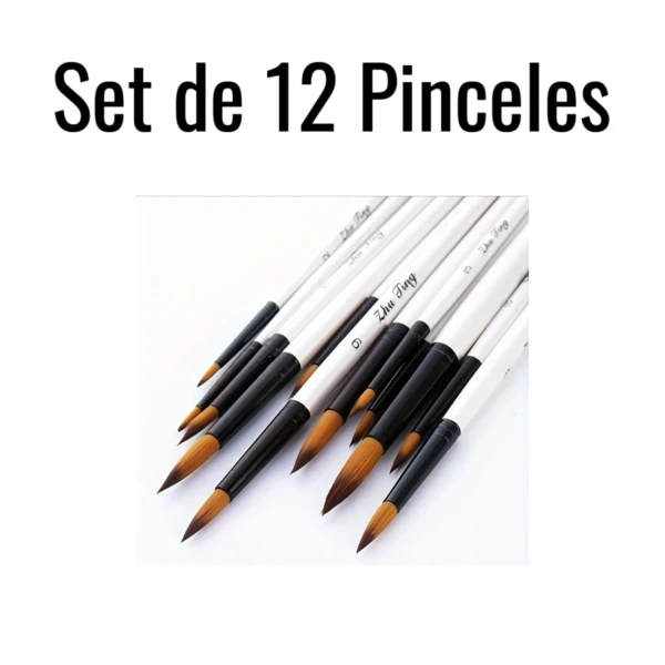 Set de 12 pinceles's foto | HAY DE TODO |  BizneCubano