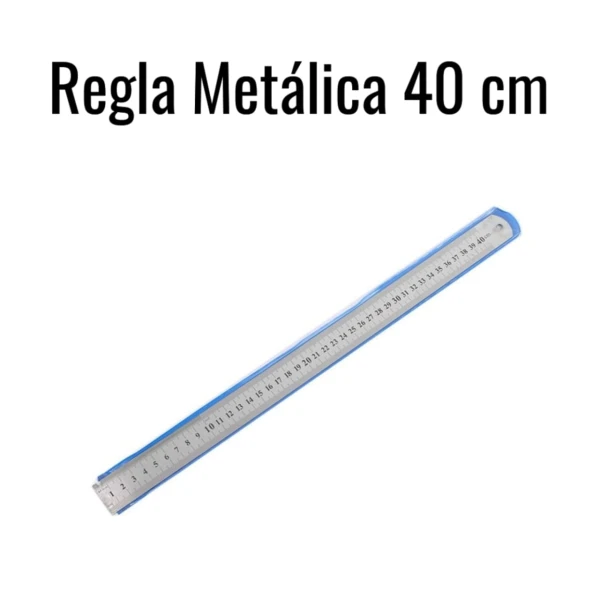 Regla metálica 40cm's foto | HAY DE TODO |  BizneCubano