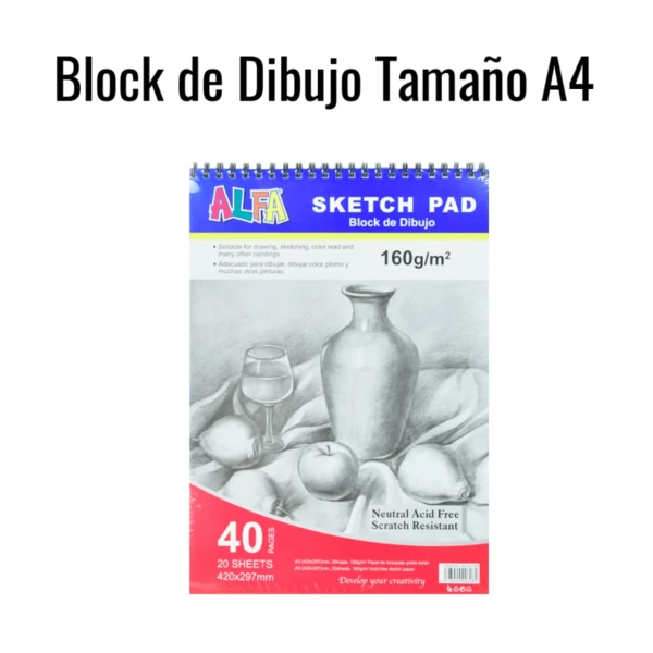 Block de Dibuo tamaño A4's foto | HAY DE TODO |  BizneCubano