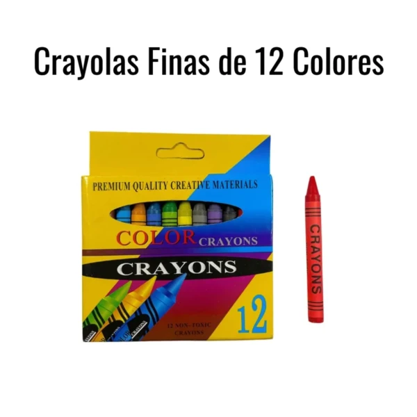 Crayolas Finas de 12 colores's foto | HAY DE TODO |  BizneCubano