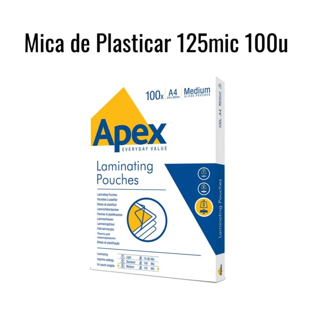 Mica de plasticar 125mic 100u's foto | HAY DE TODO |  BizneCubano