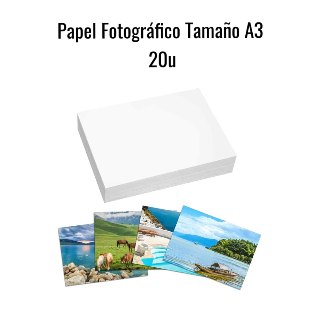 Papel Fotográfico Tamaño A3 20u's foto | HAY DE TODO |  BizneCubano