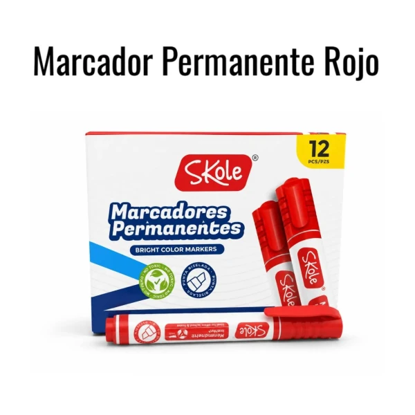 Marcador Permanente Rojo's foto | HAY DE TODO |  BizneCubano