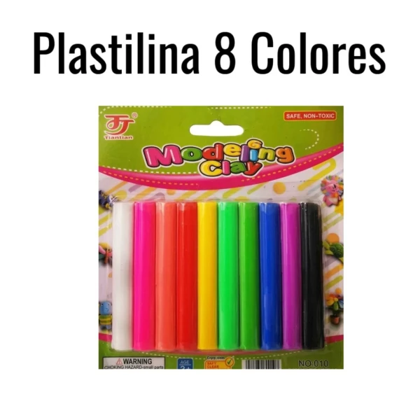 Plastilina de 8 colores's foto | HAY DE TODO |  BizneCubano