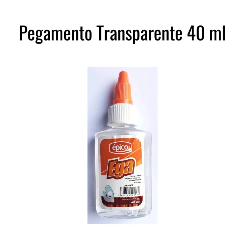 Pegamento transparente de 40ml's foto | HAY DE TODO |  BizneCubano