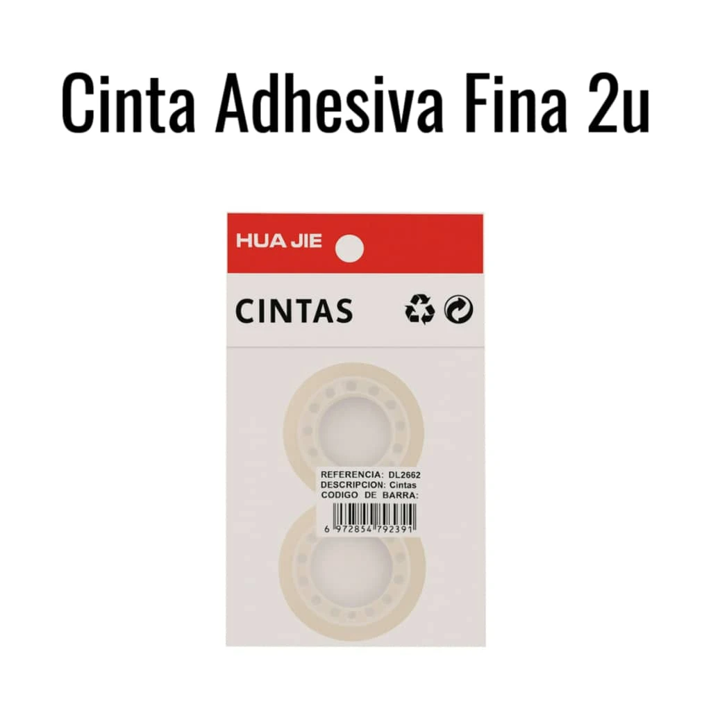 Cinta adhesiva fina 2u's foto | HAY DE TODO |  BizneCubano