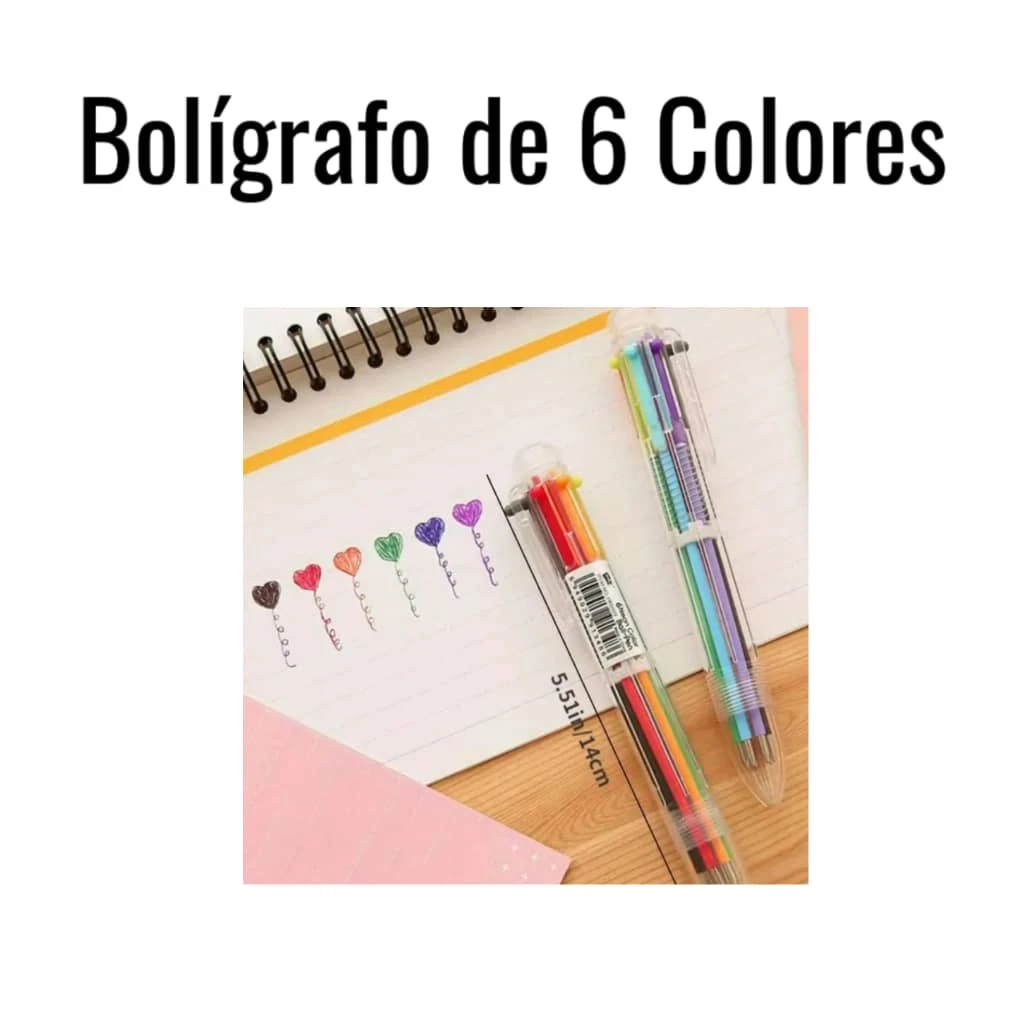 Bolígrafo de 6 colores's foto | HAY DE TODO |  BizneCubano