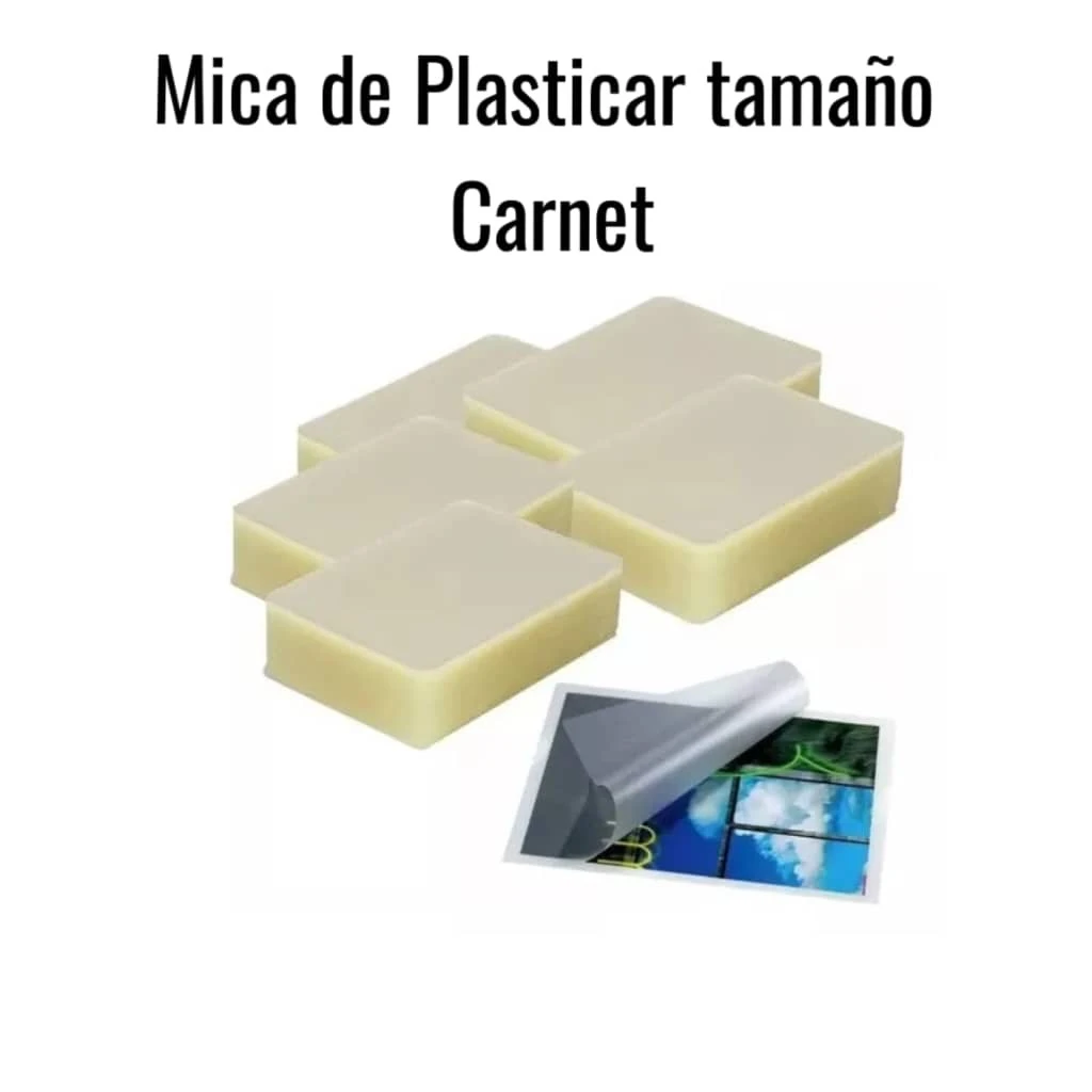 Mica de plasticar tamaño carnet's foto | HAY DE TODO |  BizneCubano