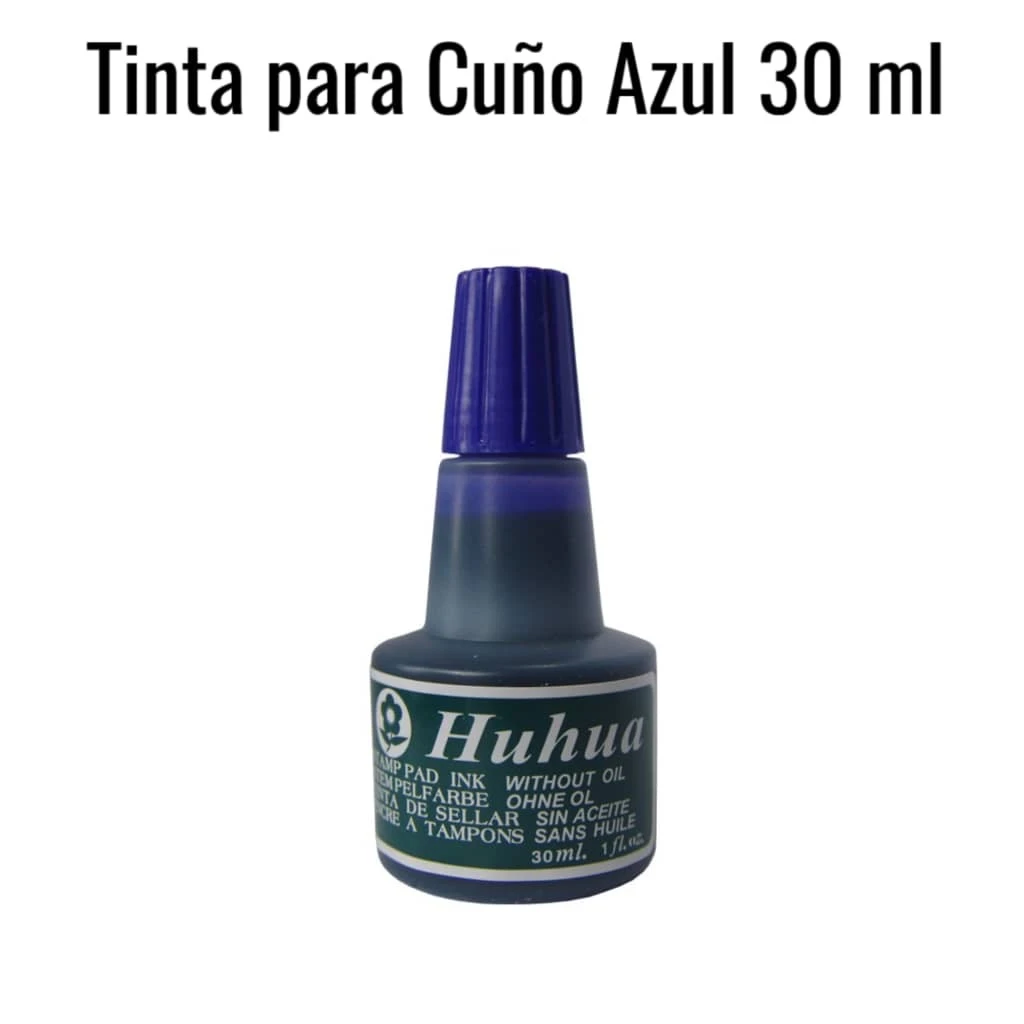 Tinta para cuño azul de 30ml's foto | HAY DE TODO |  BizneCubano