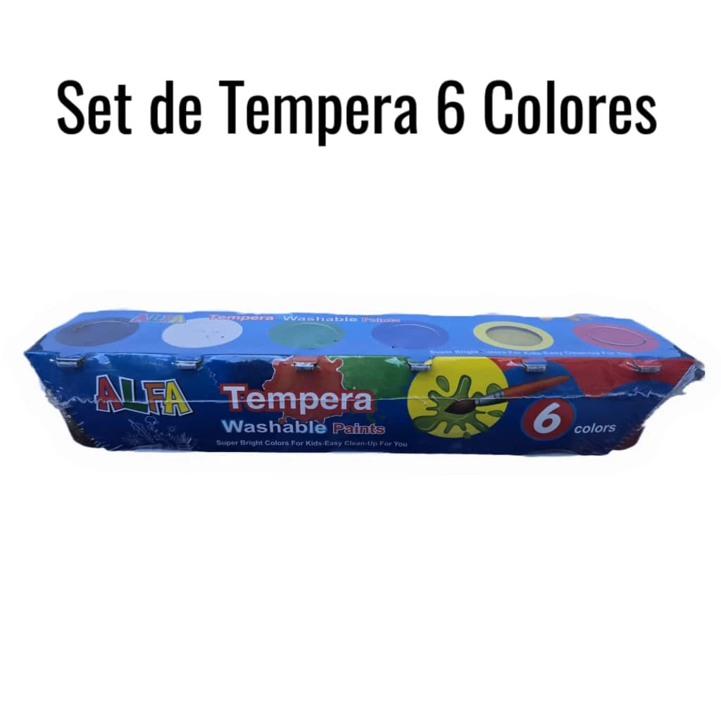 Set de Tempera de 6 colores's foto | HAY DE TODO |  BizneCubano