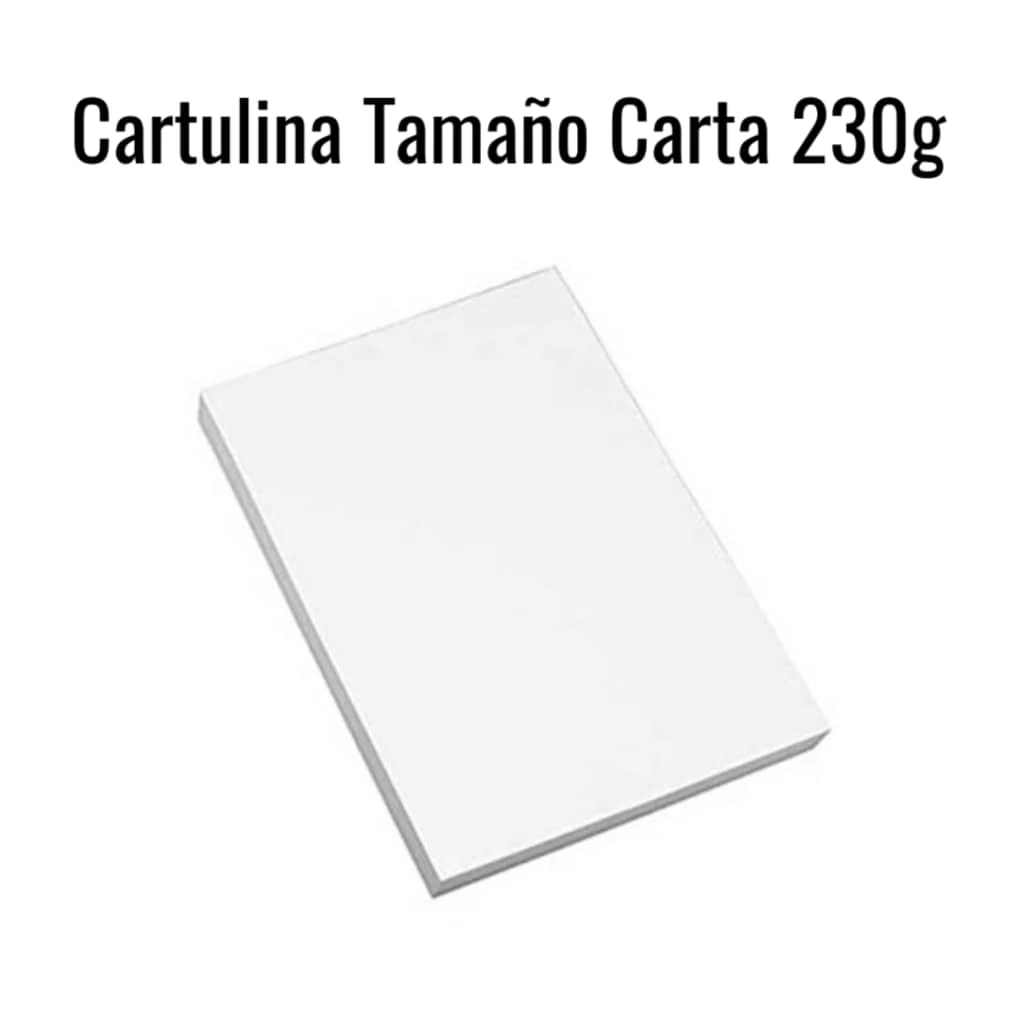 Cartulina tamaño carta 230g's foto | HAY DE TODO |  BizneCubano