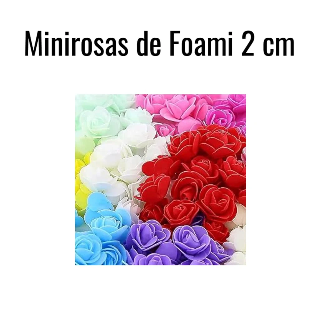 Mini rosas de foami 2cm's foto | HAY DE TODO |  BizneCubano