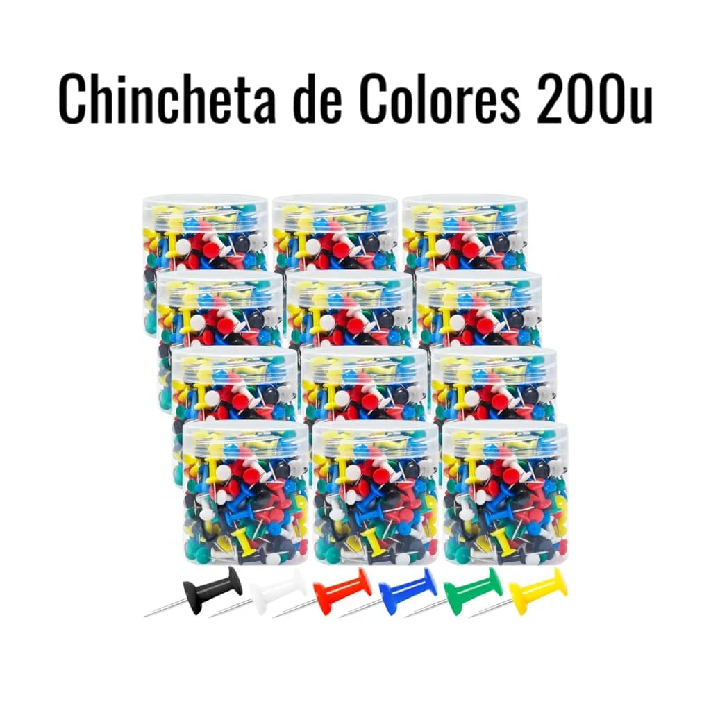 Chincheta de colores 200u's foto | HAY DE TODO |  BizneCubano