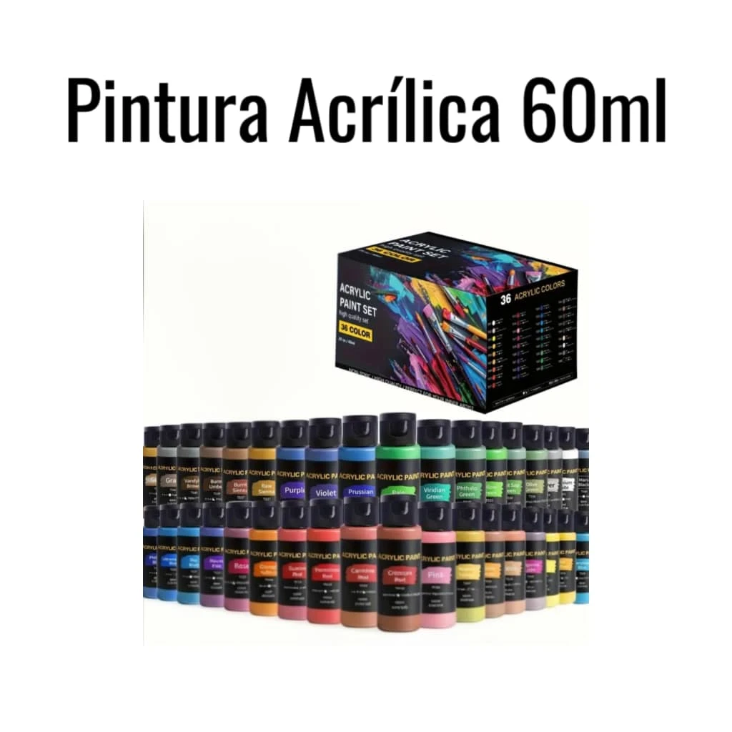 Pintura acrílica 60ml's foto | HAY DE TODO |  BizneCubano