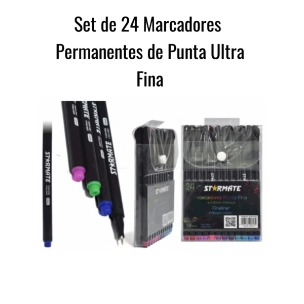 Set de 24 marcadores de punta ultra fina's foto | HAY DE TODO |  BizneCubano